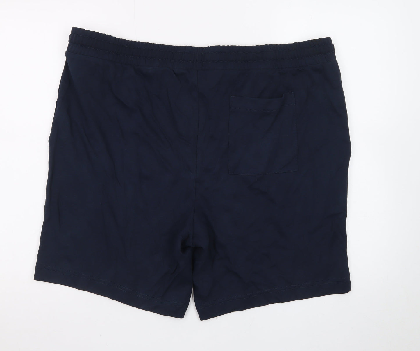Marks and Spencer Men’s Blue 2XL Sweat Shorts with Drawstring Waist
