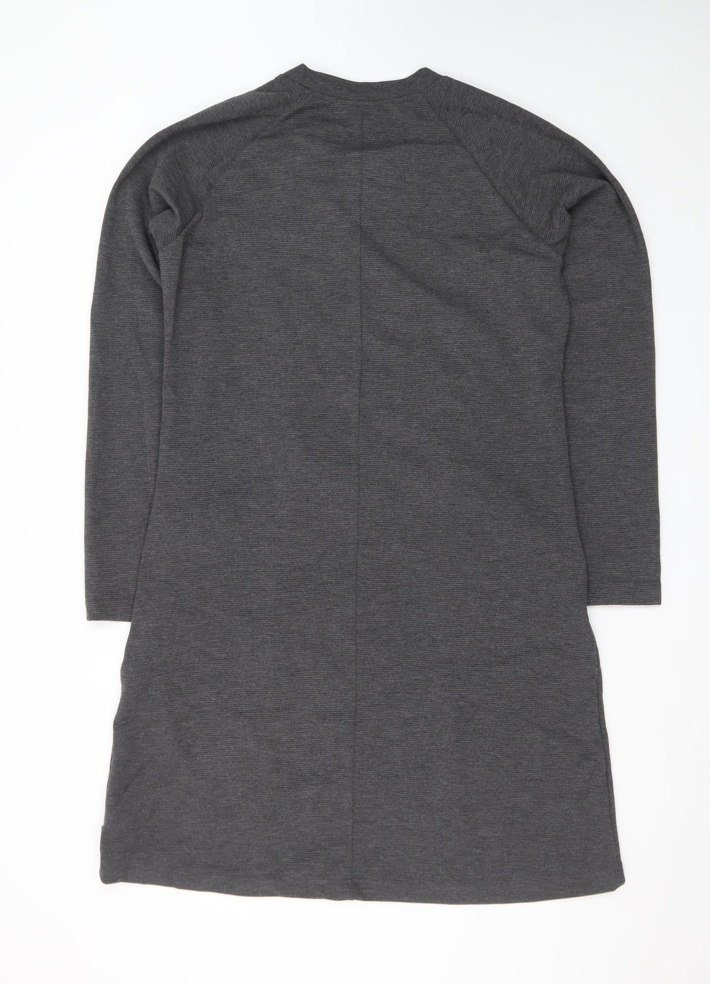 Columbia Women's Grey Knit Long Sleeve Shift Dress Size L