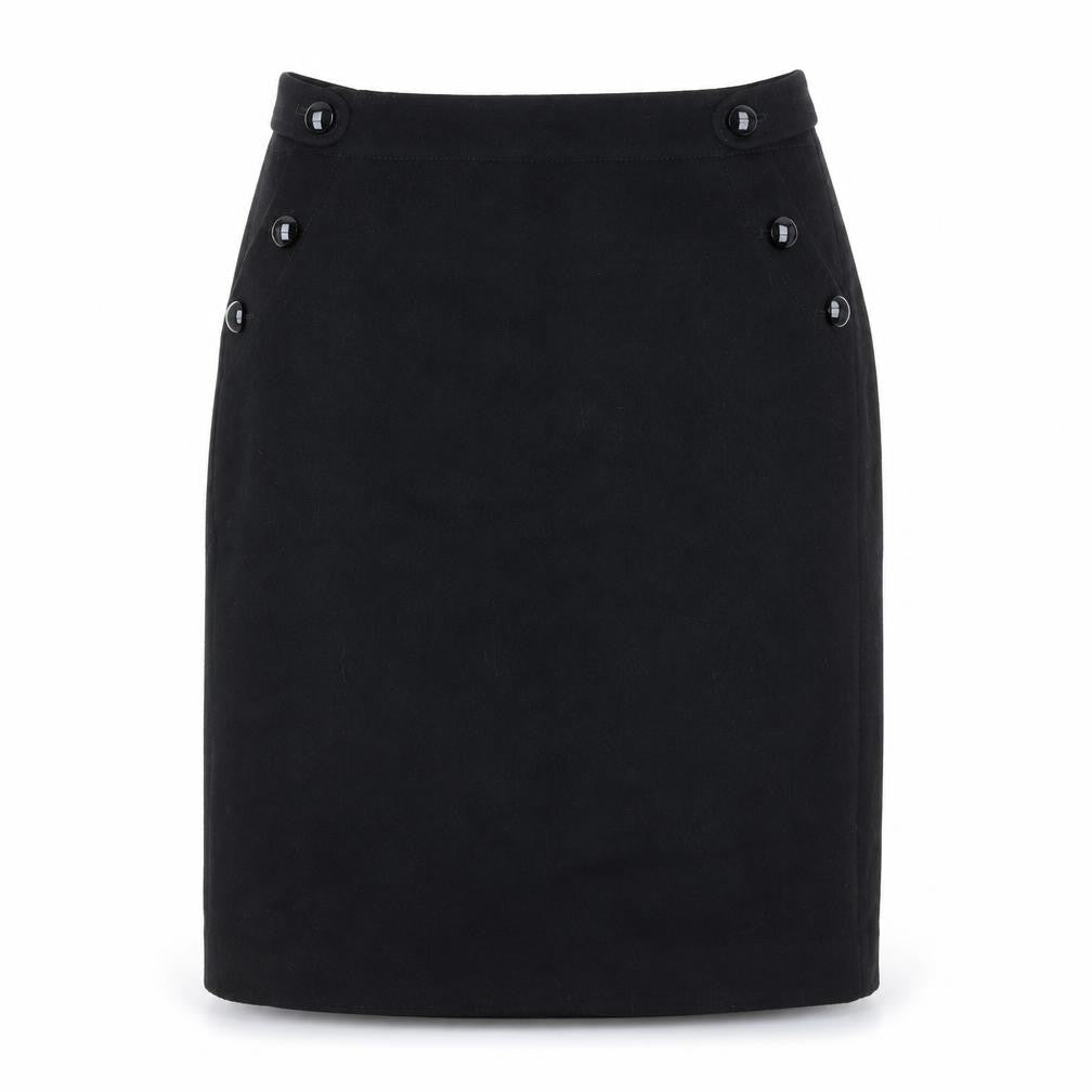 J.Crew Womens Black Wool Blend Pencil Skirt Size 8