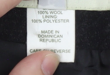 Orvis Women's Black Wool Shift Midi Dress Size 6 Sleeveless Lined