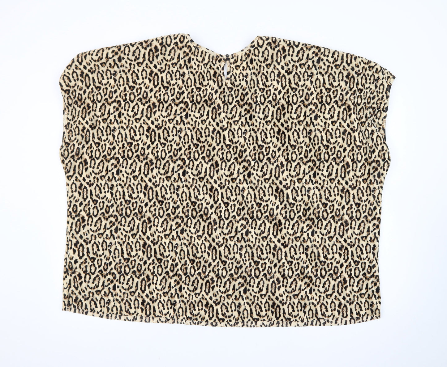 Marks and Spencer Women’s Beige Leopard Print Blouse Size 22