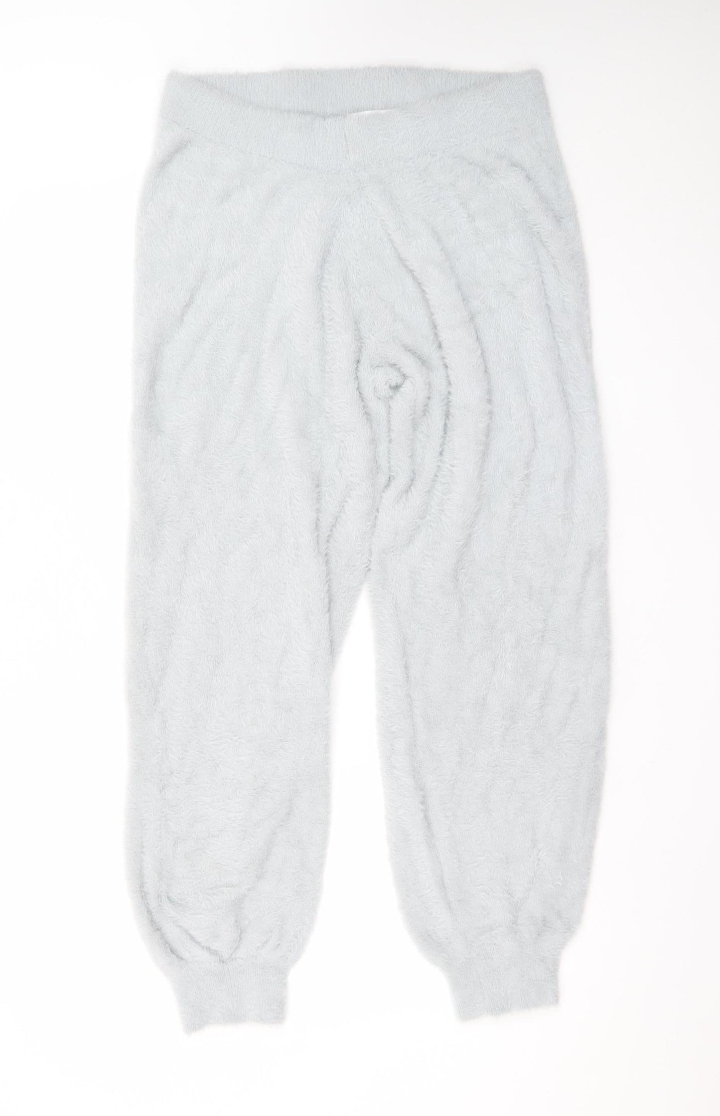 Marks and Spencer Womens Grey Fluffy Jogger Trousers M Regular