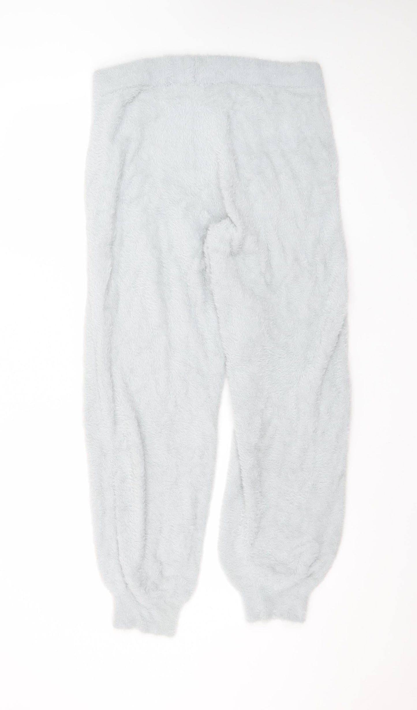Marks and Spencer Womens Grey Fluffy Jogger Trousers M Regular