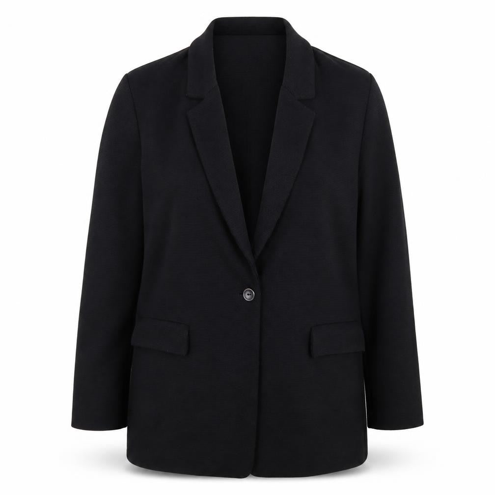 Next Women Black Size 10 Blazer Jacket Single-Breasted Classic
