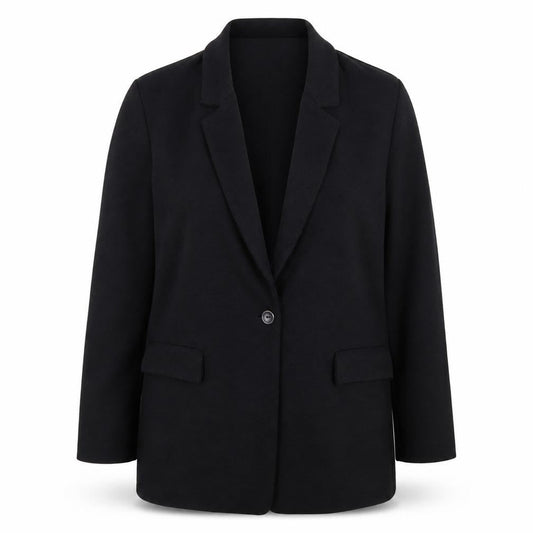 Next Women Black Size 10 Blazer Jacket Single-Breasted Classic