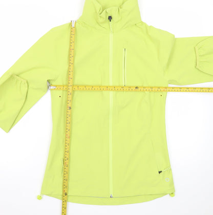 Marks and Spencer Women’s Green Waterproof Jacket Size 6 Lightweight Rain Coat