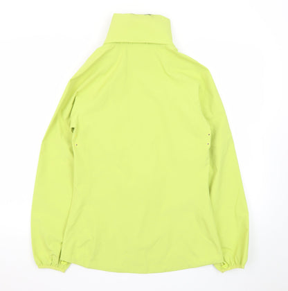 Marks and Spencer Women’s Green Waterproof Jacket Size 6 Lightweight Rain Coat