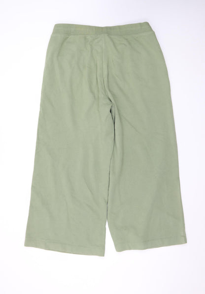Marks and Spencer Women’s Green Relaxed Wide-Leg Sweatpants Size 16