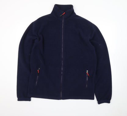 Urban Heritage Men's Blue Fleece Full Zip Jacket Size L