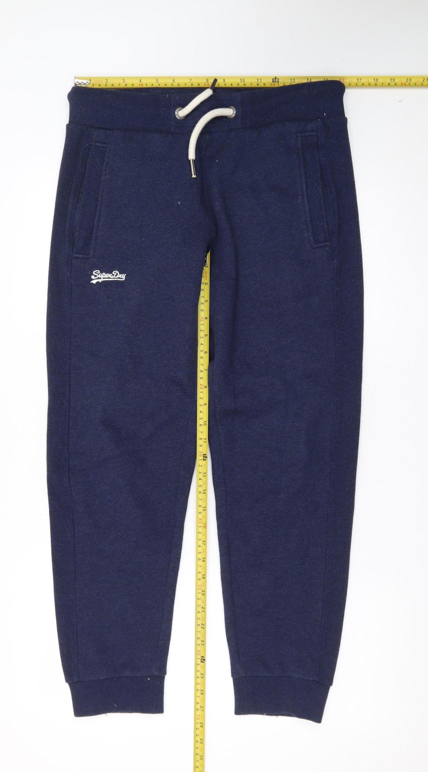 Superdry Men's Navy Jogger Sweatpants M Regular Fit Casual