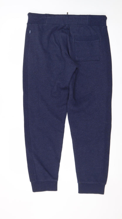 Superdry Men's Navy Jogger Sweatpants M Regular Fit Casual