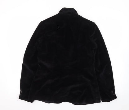 Sears Women’s Black Velvet Blazer Size 10 Classic Mid-Length