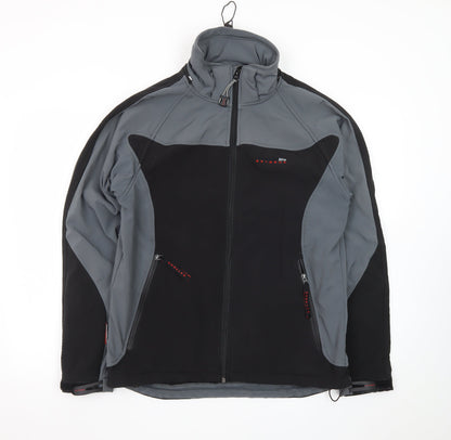 Mountain Life Extreme Men's Black Soft Shell Jacket M Outdoor Hiking