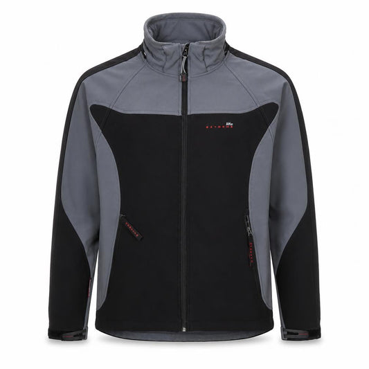 Mountain Life Extreme Men's Black Soft Shell Jacket M Outdoor Hiking