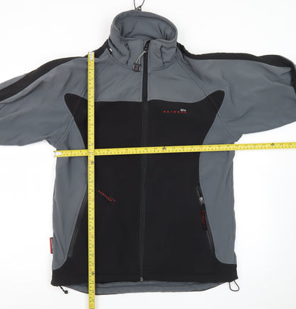 Mountain Life Extreme Men's Black Soft Shell Jacket M Outdoor Hiking