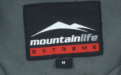 Mountain Life Extreme Men's Black Soft Shell Jacket M Outdoor Hiking