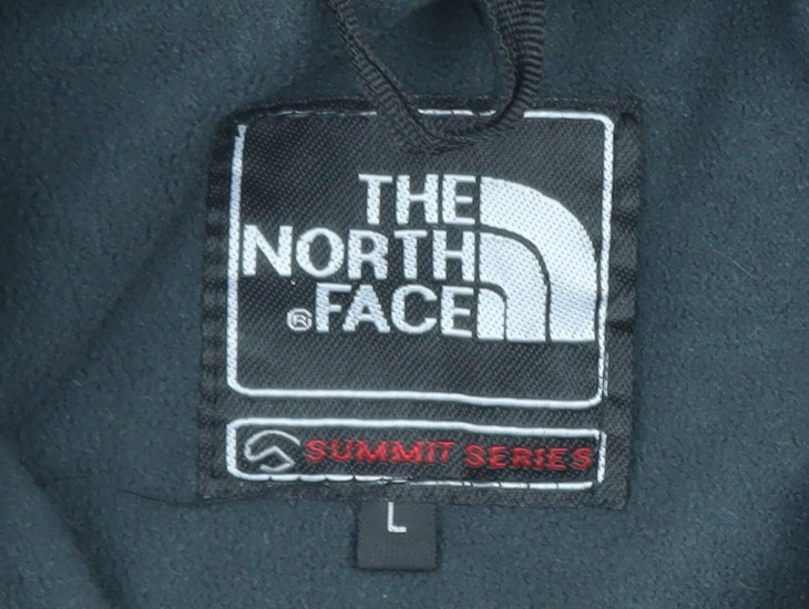 The North Face Men's Black Softshell Summit Jacket L Hooded Windproof
