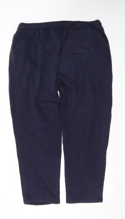 EASY Mens Navy XXL Jogger Sweatpants with Drawstring Waist