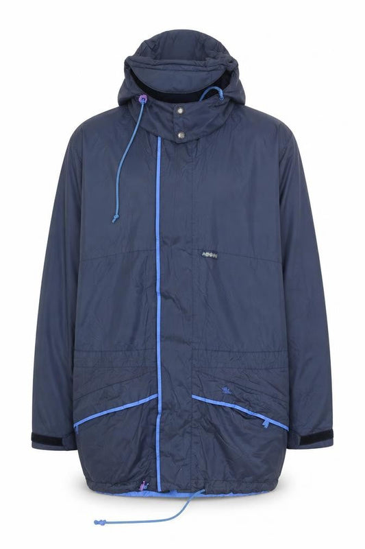 Walkabout Men’s Blue Waterproof Hooded Parka Jacket Size M
