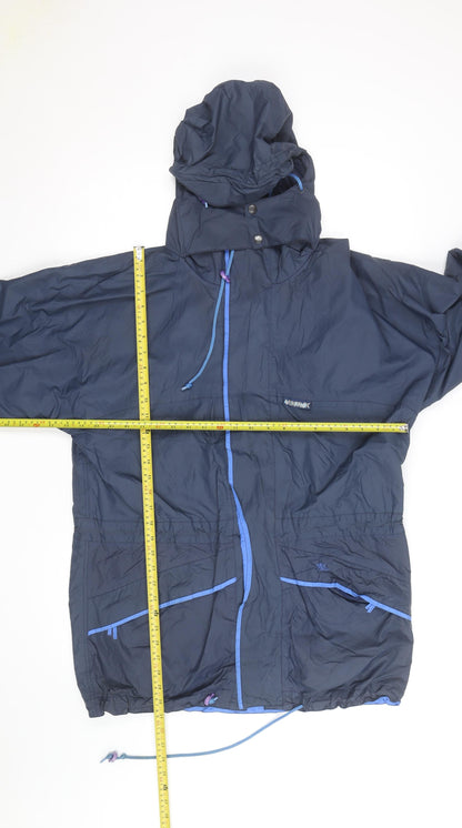 Walkabout Men’s Blue Waterproof Hooded Parka Jacket Size M