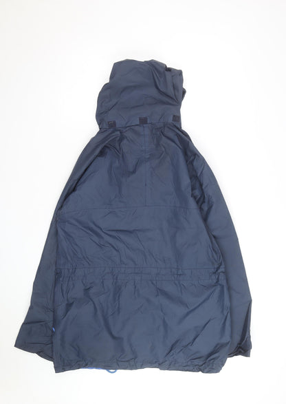 Walkabout Men’s Blue Waterproof Hooded Parka Jacket Size M