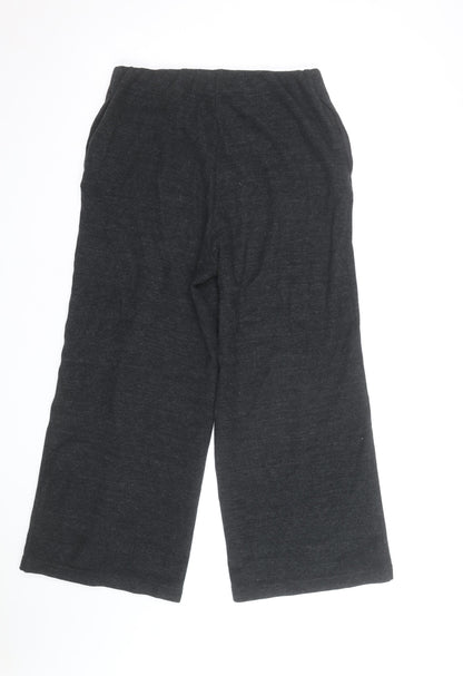 Marks and Spencer Women’s Black XS Wide-Leg Jersey Trousers
