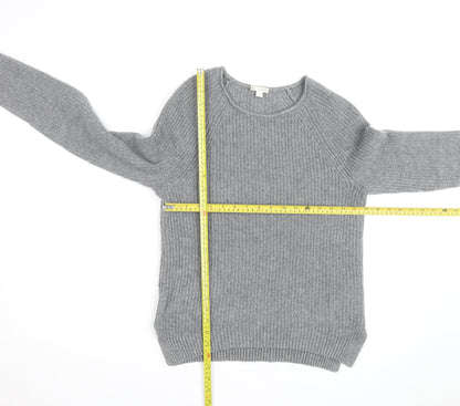 Gap Mens Grey Wool Blend Chunky Knit Crew Neck Jumper M