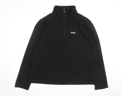 Regatta Men's Black 3XL Fleece 1/4 Zip Outdoor Sweatshirt