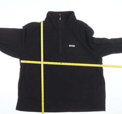 Regatta Men's Black 3XL Fleece 1/4 Zip Outdoor Sweatshirt