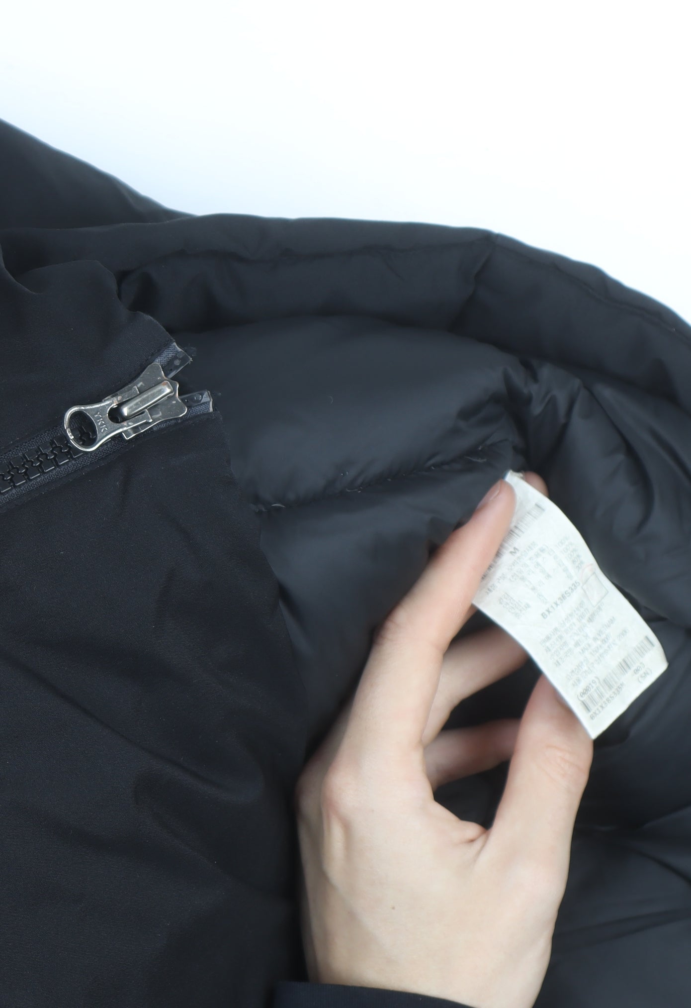 Brooks Men's Black Hooded Puffer Jacket M Winter Warm