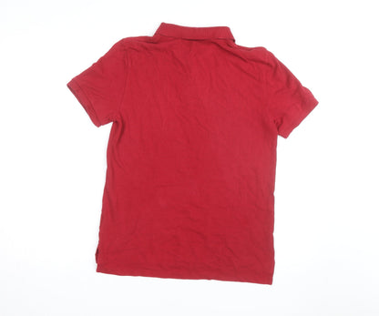 Polo Ralph Lauren Men's Red Classic Cotton Short Sleeve Polo Shirt XL