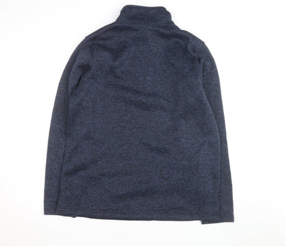 PARKSIDE Men's Blue Fleece 1/4 Zip Activewear Jacket Size L