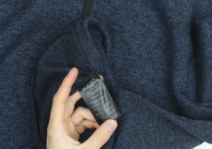 PARKSIDE Men's Blue Fleece 1/4 Zip Activewear Jacket Size L