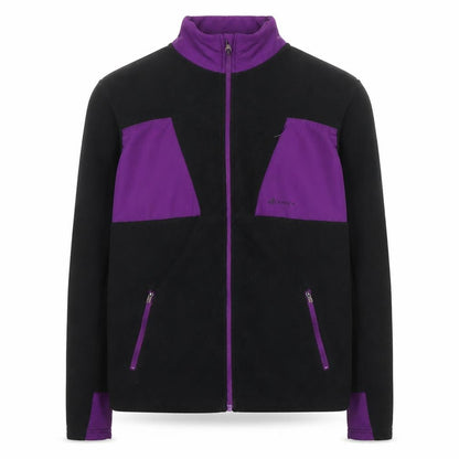 Altryx Men's Black & Purple Fleece Windbreaker Jacket Size M