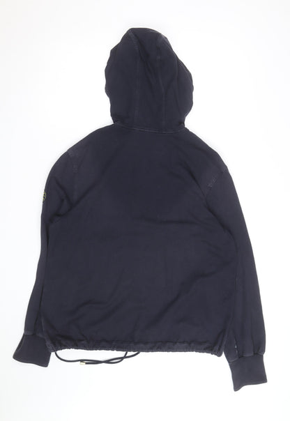 Escada Sport Unisex Blue XL Pullover Hoodie Classic Cotton Blend