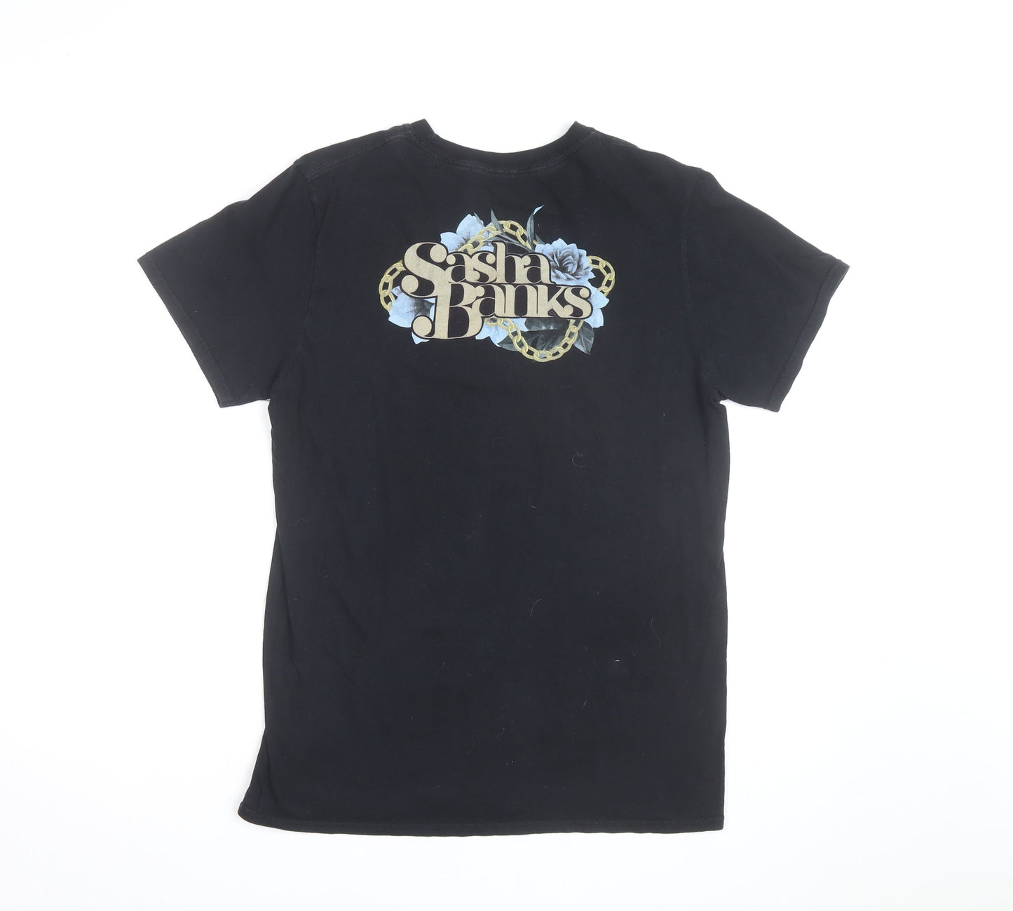 WWE Authentic Men's Black Sasha Banks Legit Boss Graphic T-Shirt M