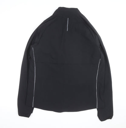 Marks and Spencer Goodmove Men's Black Large Windbreaker Jacket