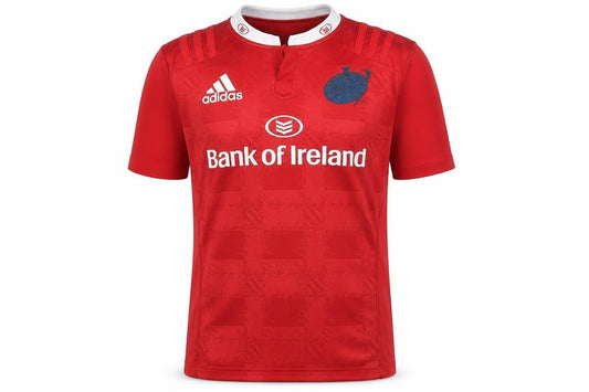 Adidas Men's Red Rugby Jersey Top Size L Athletic Fit