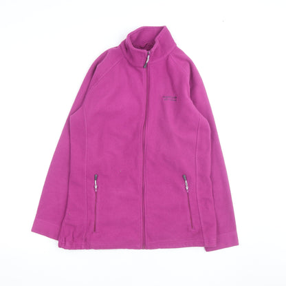 Regatta Womens Pink Fleece Full Zip Activewear Jacket Size 10
