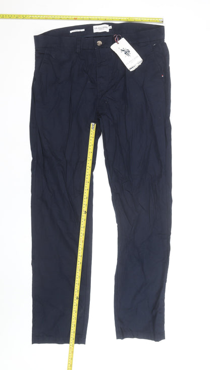 U.S. Polo Assn. Men's Blue Classic Fit Chino Trousers 36R