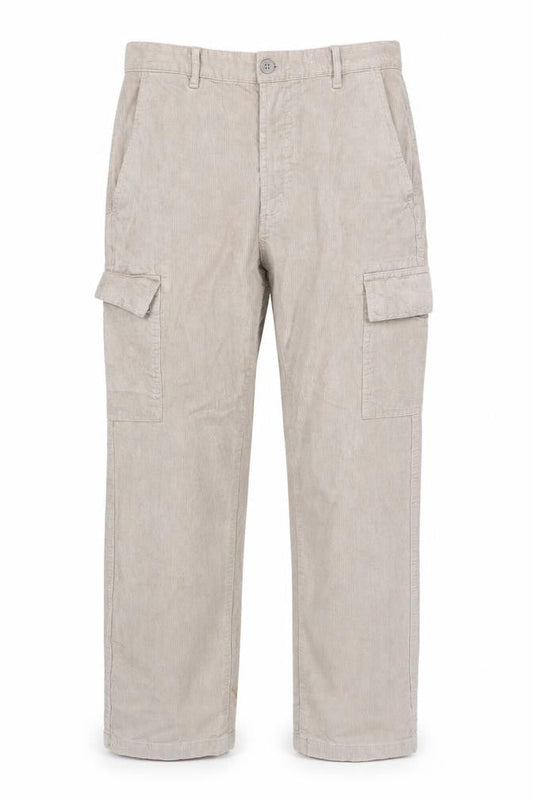 Marks and Spencer Men's Beige Cargo Corduroy Trousers 30W 33L