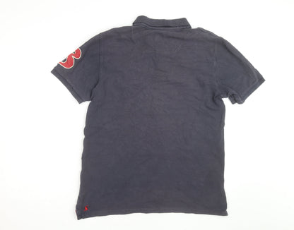 Joules Men’s Blue Classic Fit Polo Shirt Size M Embroidered Logo