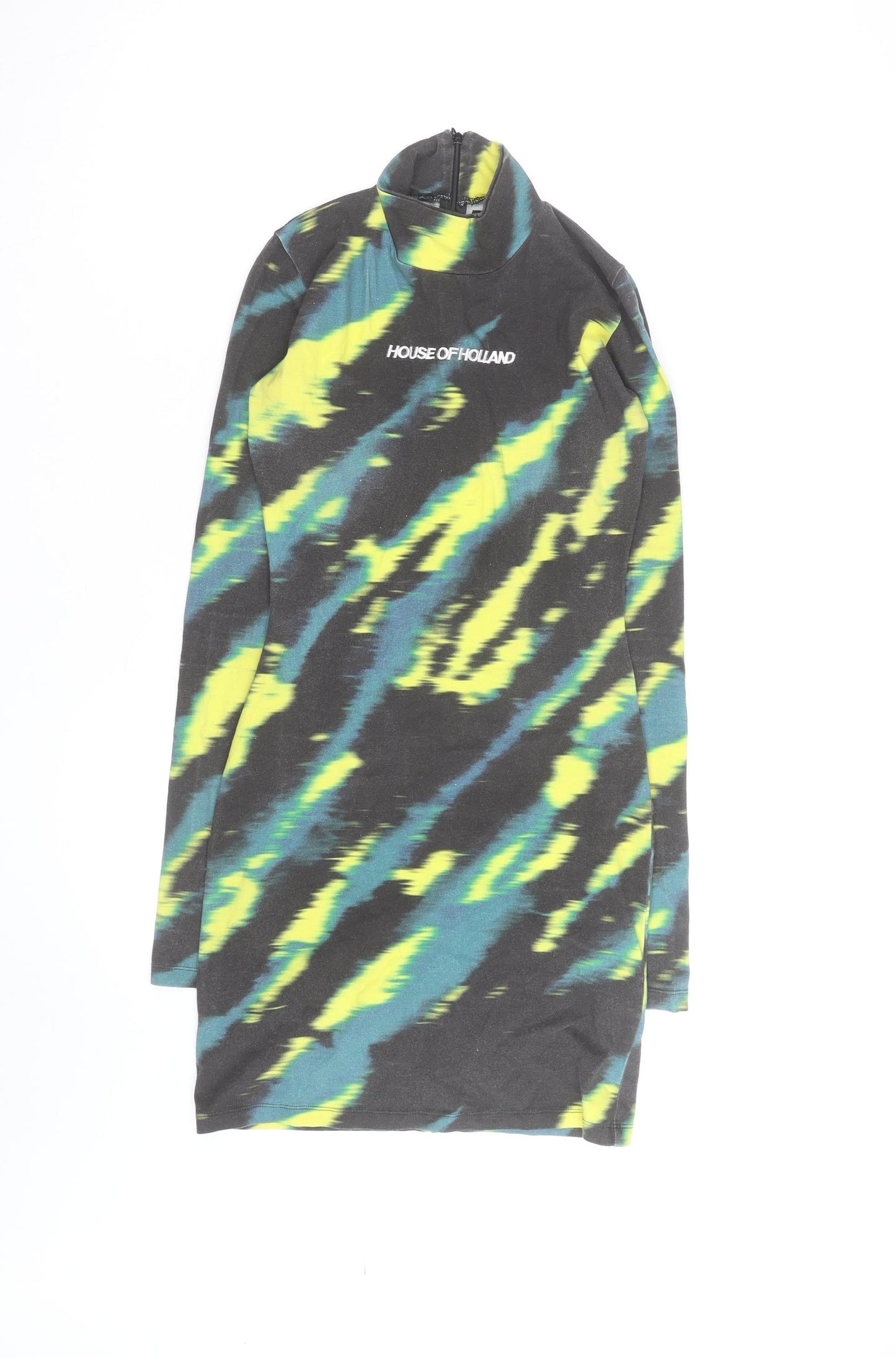 House of Holland Women's Multicoloured Size 8 Bodycon Mini Dress