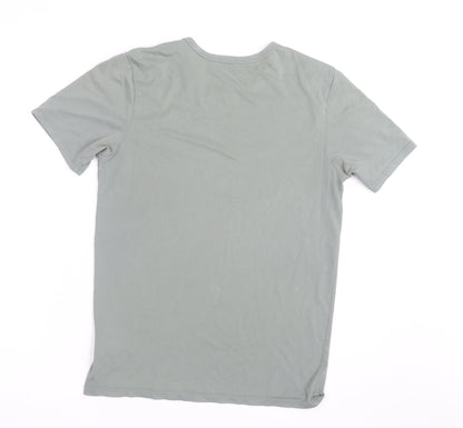 Nike Men's Grey Dri-FIT Running T-Shirt Size S Athletic Fit