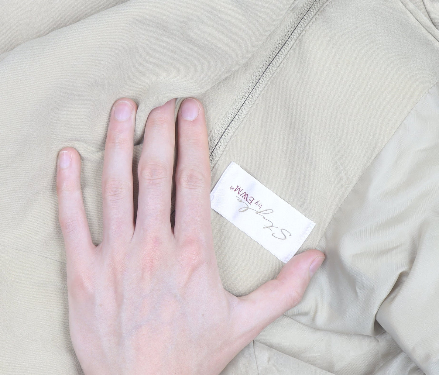 Phase Eight Women Beige Size 12 Softshell Zip Jacket