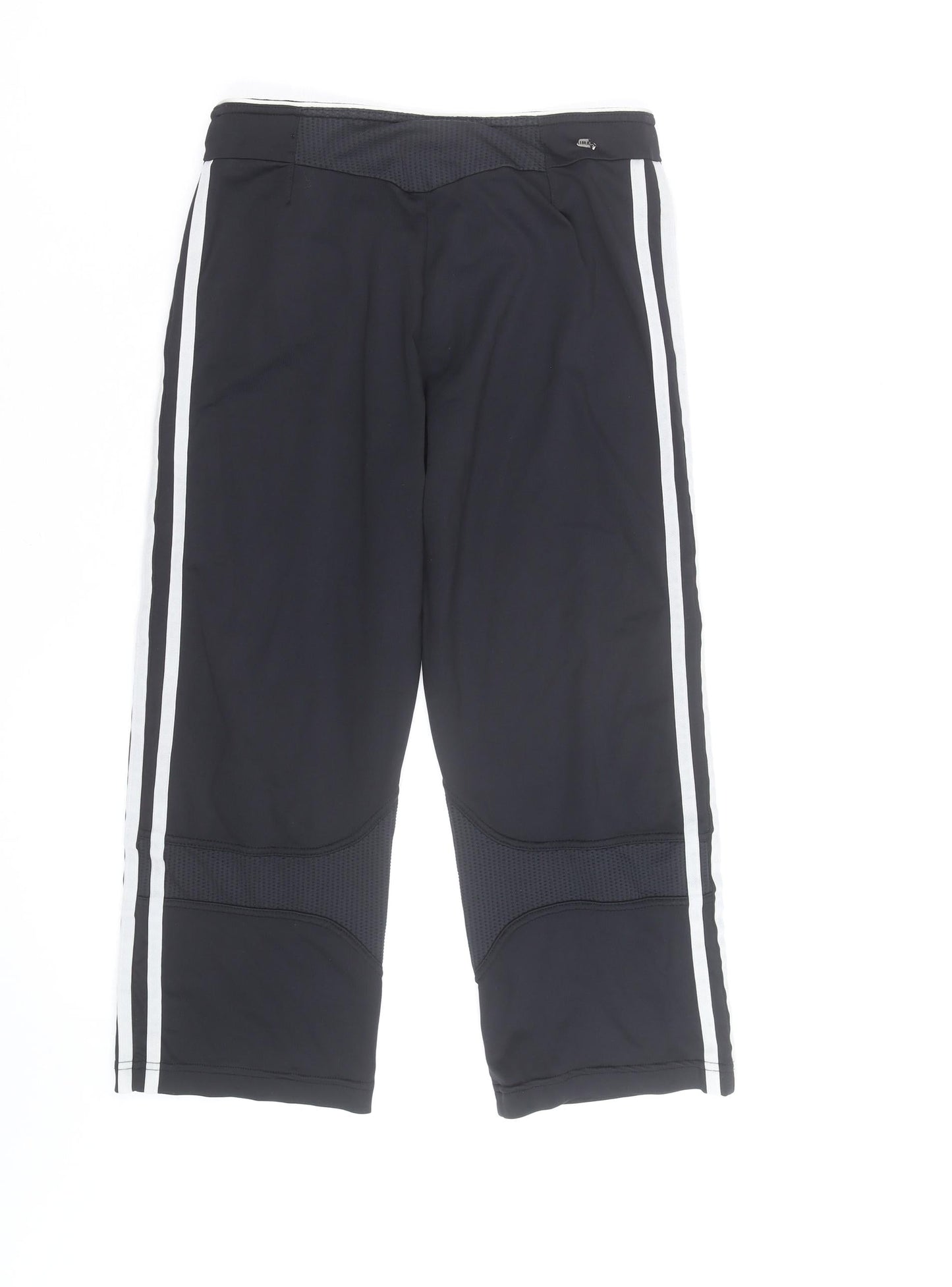 Adidas Womens Black Capri Activewear Trousers Size M