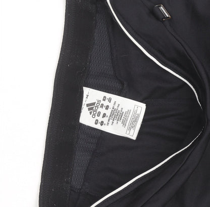 Adidas Womens Black Capri Activewear Trousers Size M