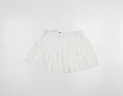 Ellesse Womens White Pleated Tennis Skirt Size 8
