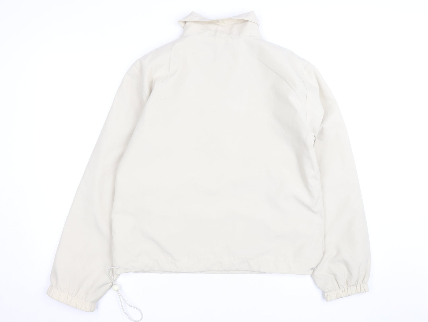 Heaven Women's Beige Size 10 Lightweight 1/2 Zip Anorak Jacket