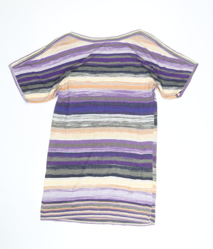 Monsoon Women’s Multicoloured Striped Knit Pullover Jumper M